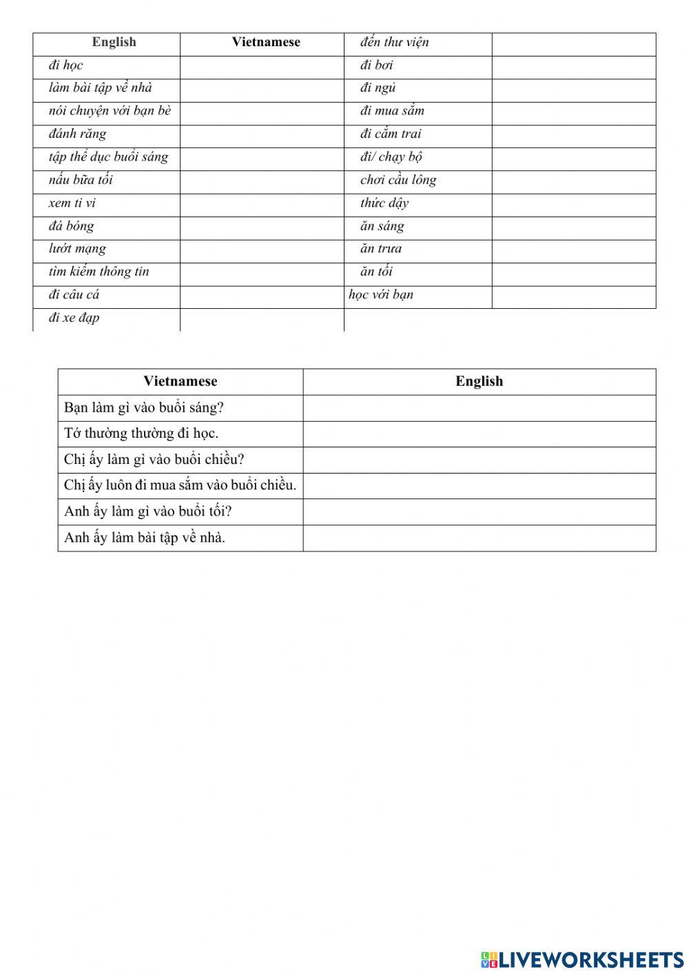 Vocab Unit 2