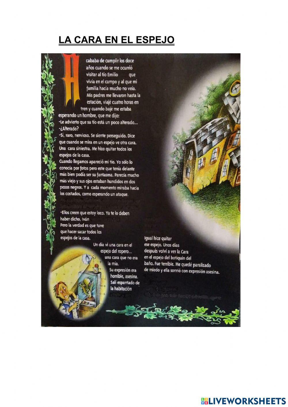 La cara en el espejo