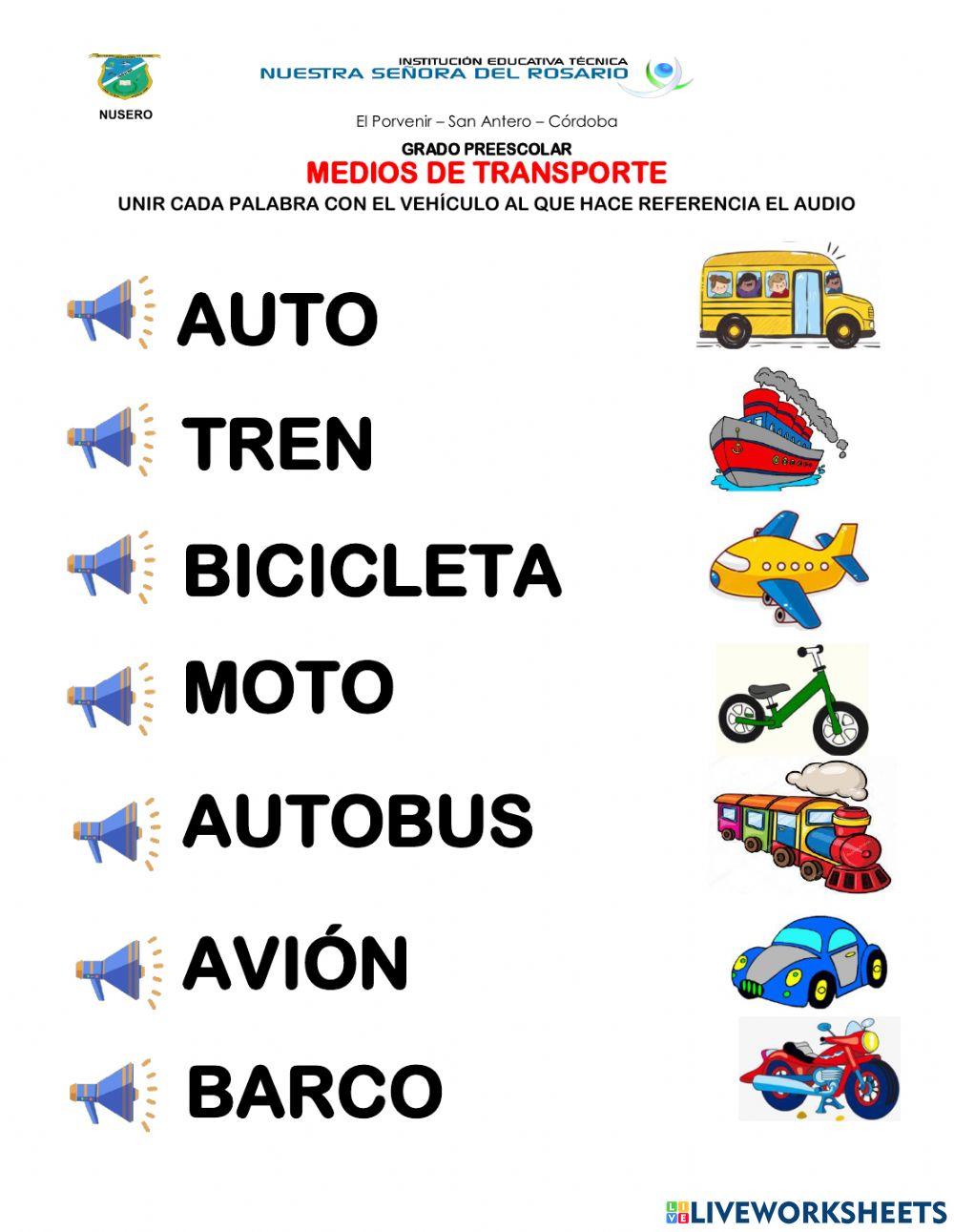Medios de transporte