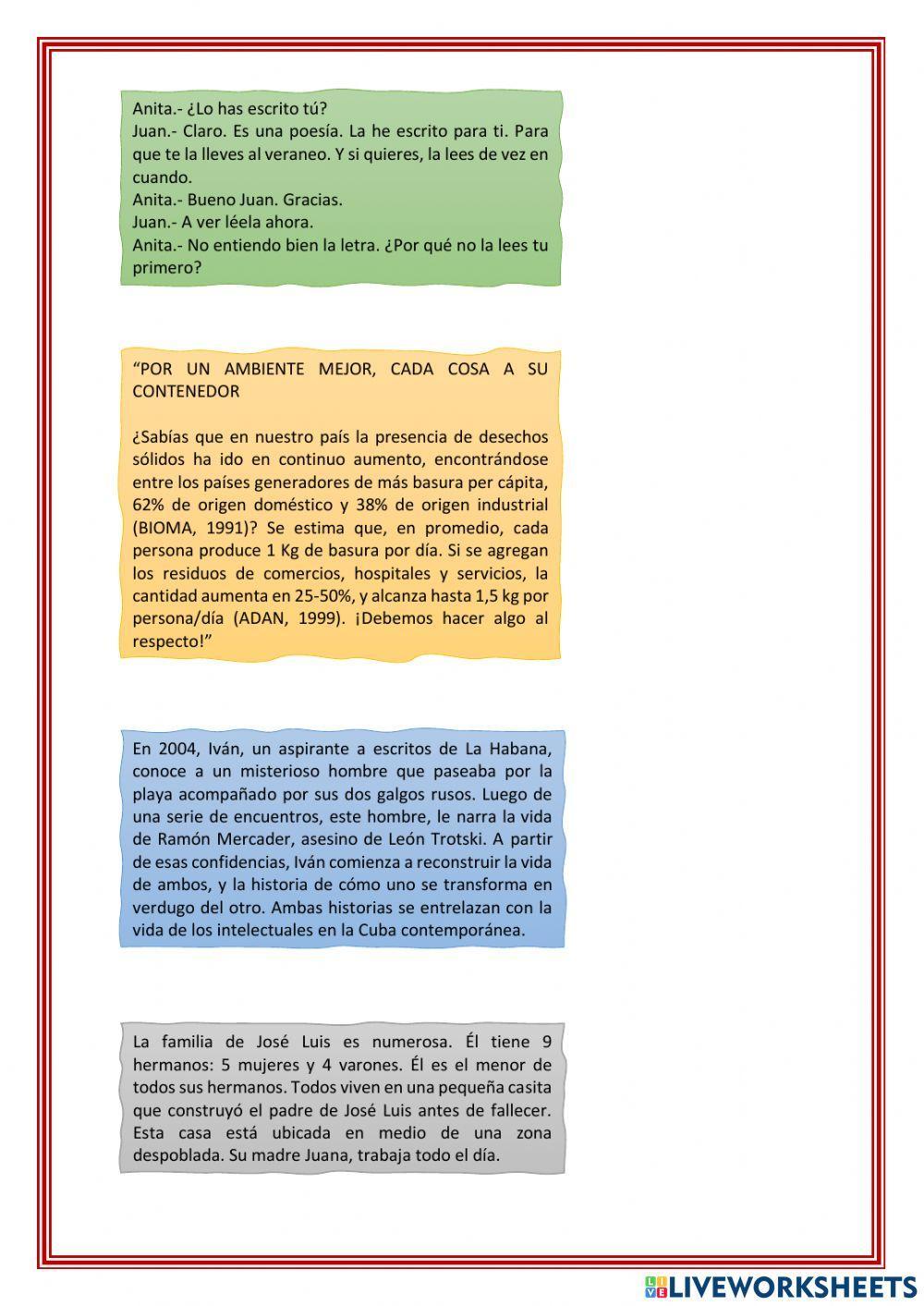 Tipologías textuales