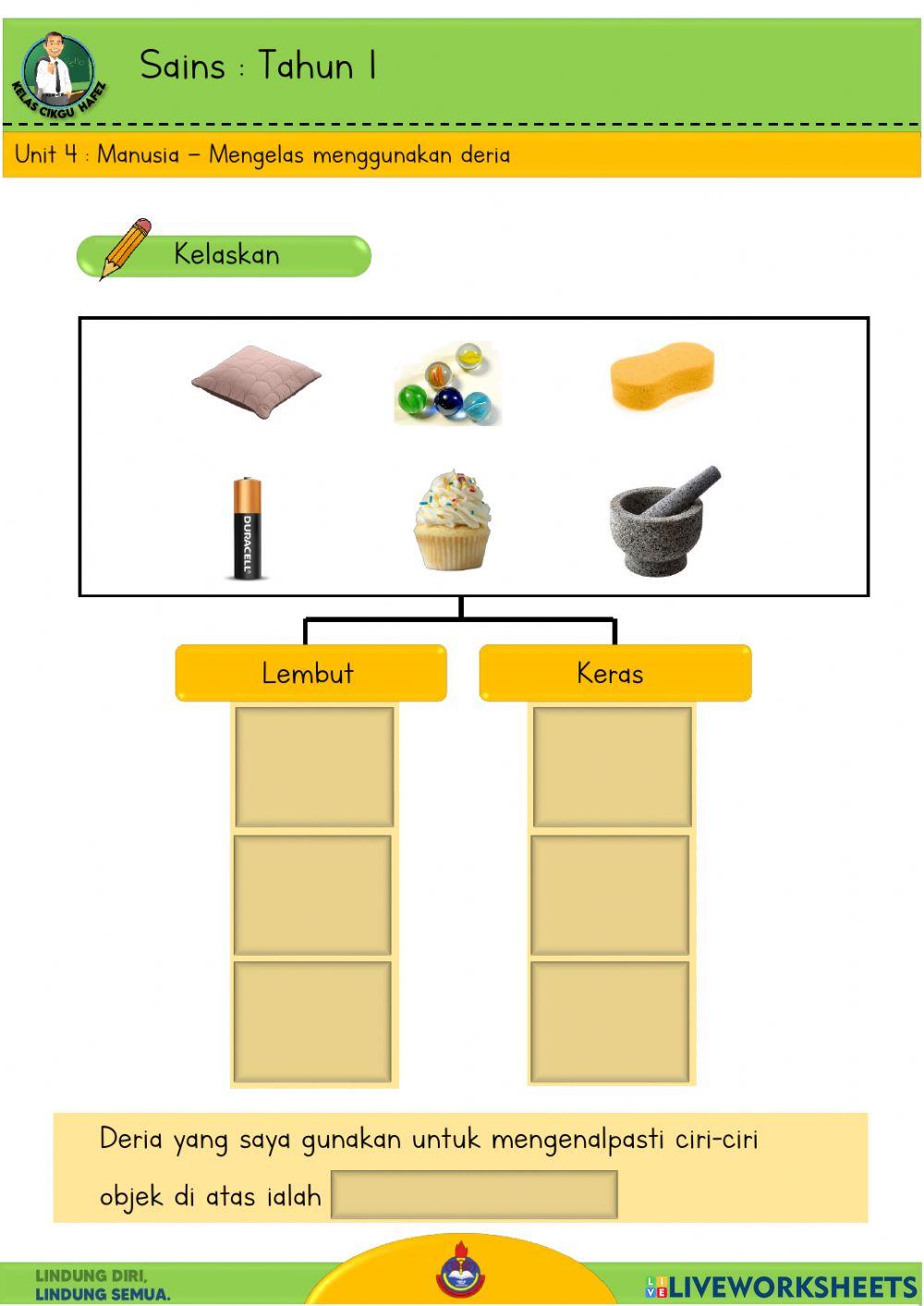 Sains T1 - Mengelas menggunakan deria 2