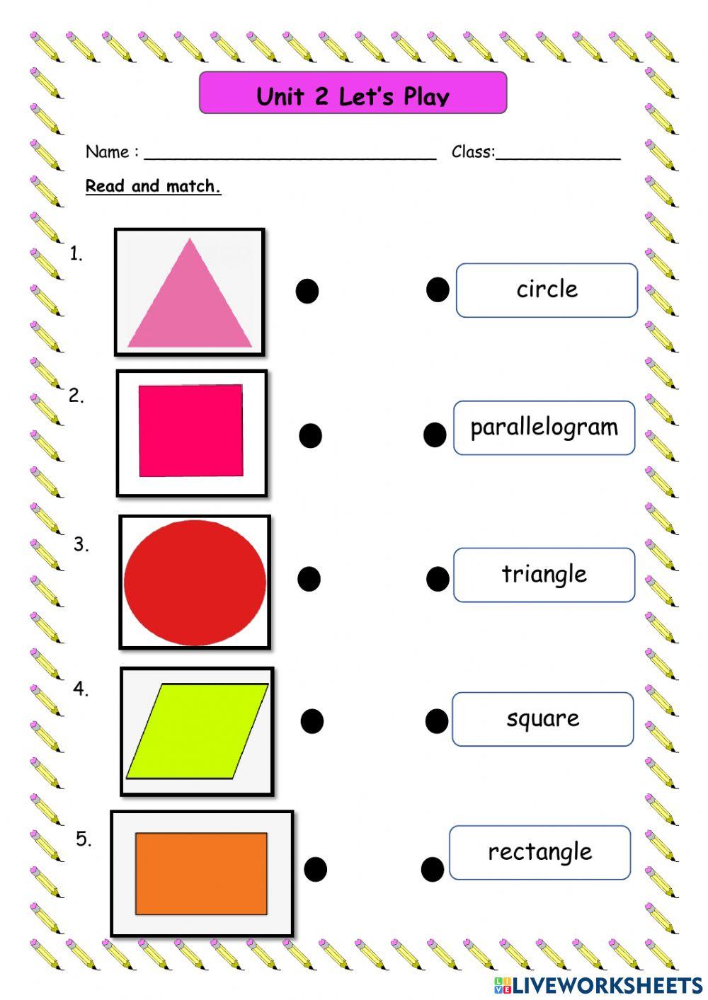 Unit 2 Let's Play (Shapes)