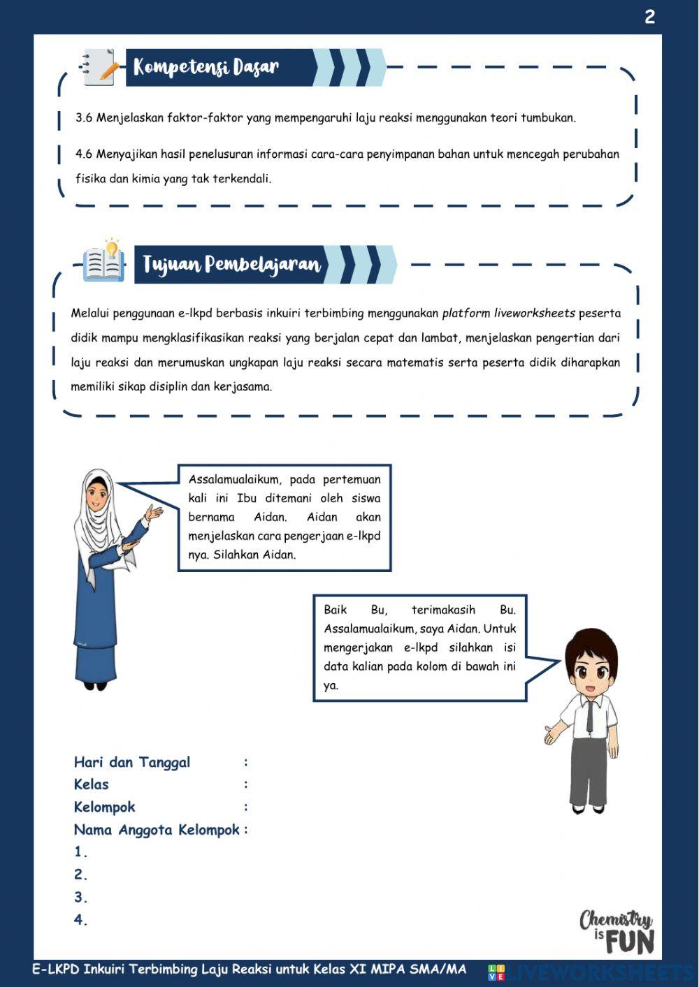 E-LKPD Pertemuan I A