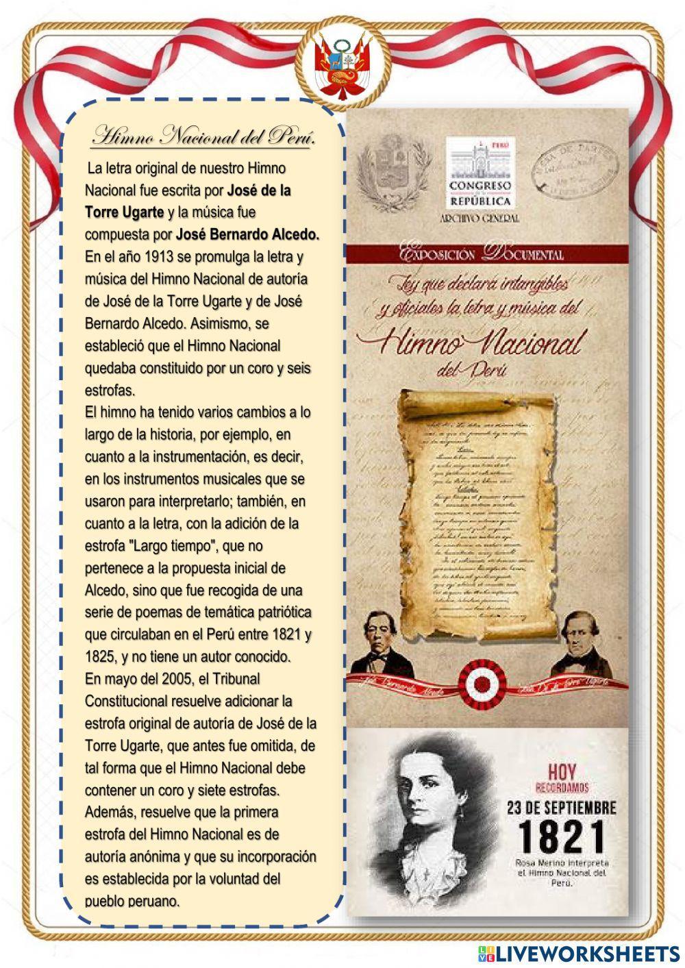 ¿Qué nos hace vivenciar nuestro Himno Nacional?