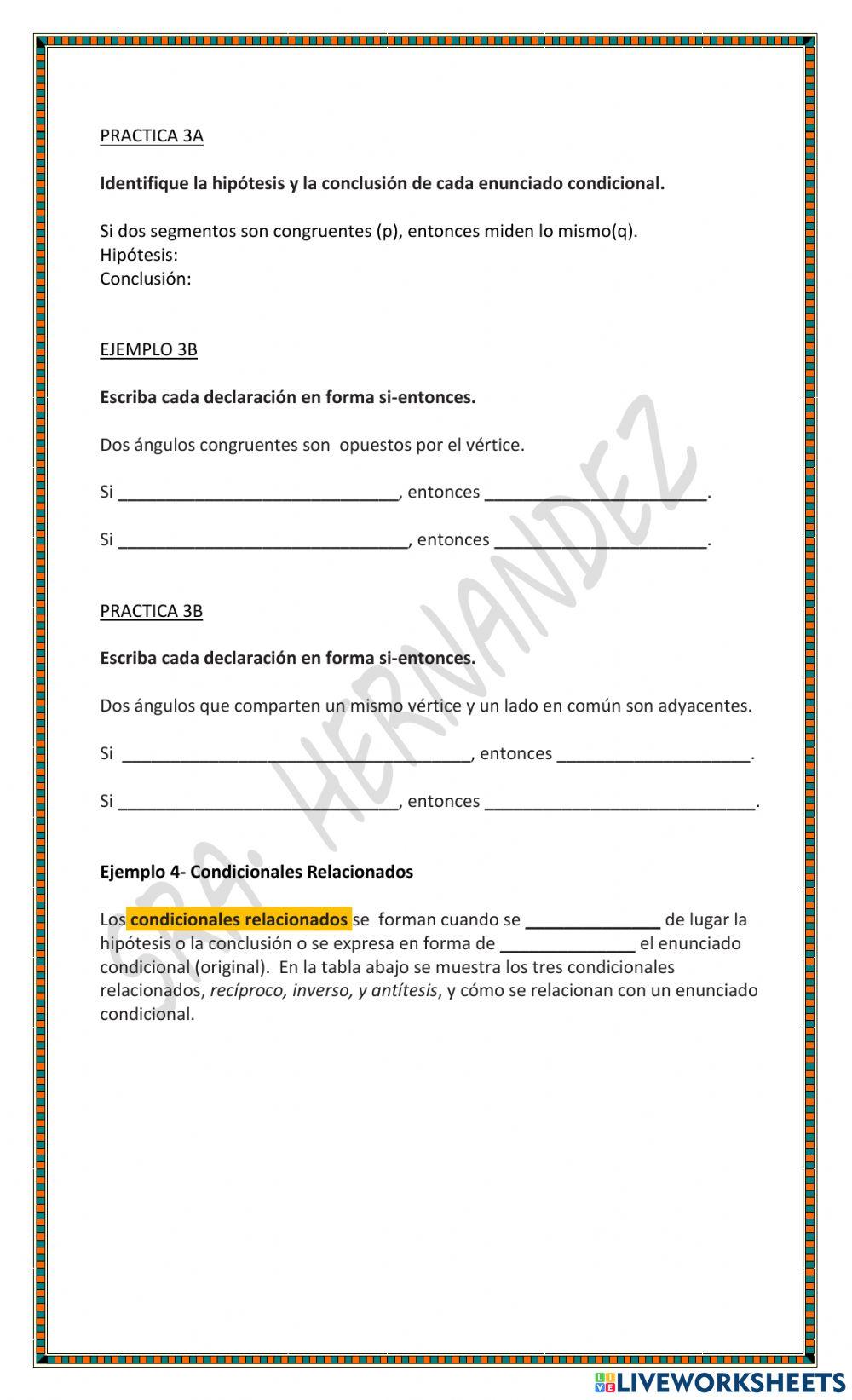 2.a.3 Lógica (Validez de Enunciados Condicionales)