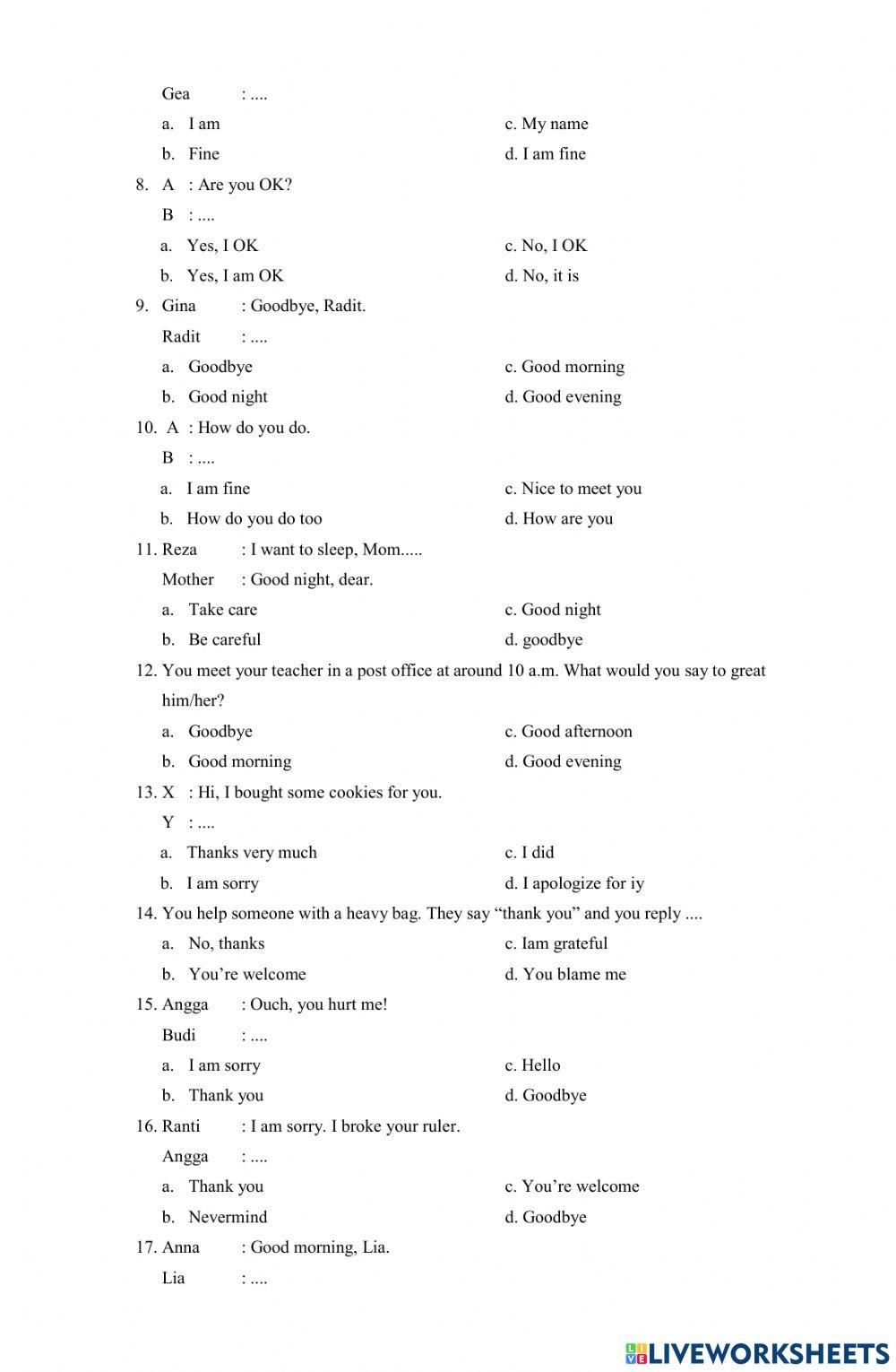 Ulhar b.inggris kls 7