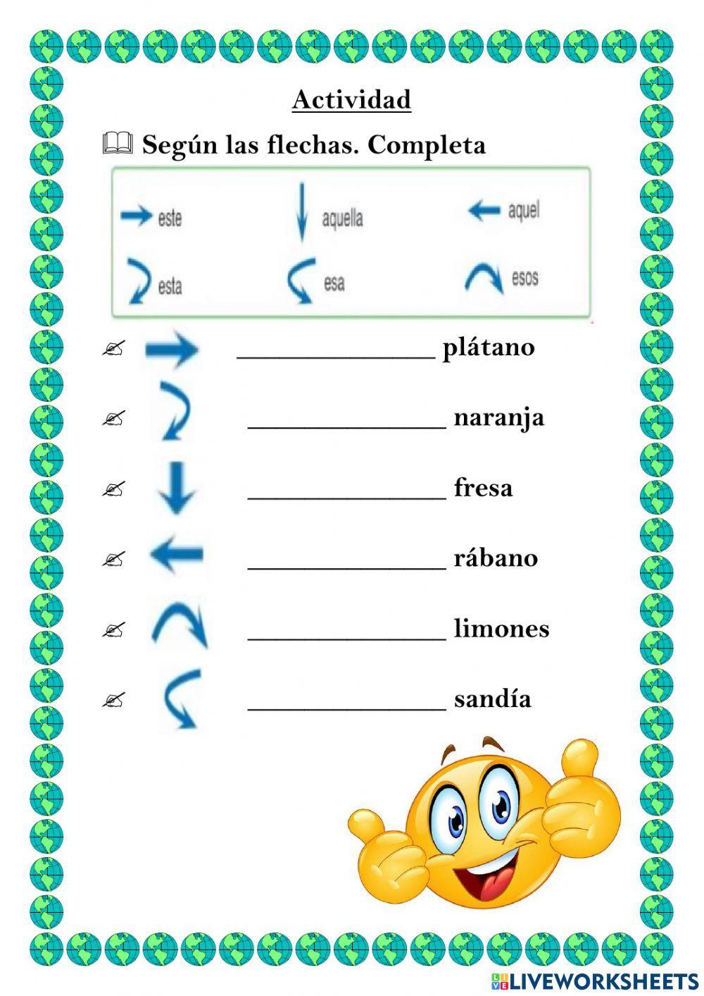 Pronombres Demostrativos