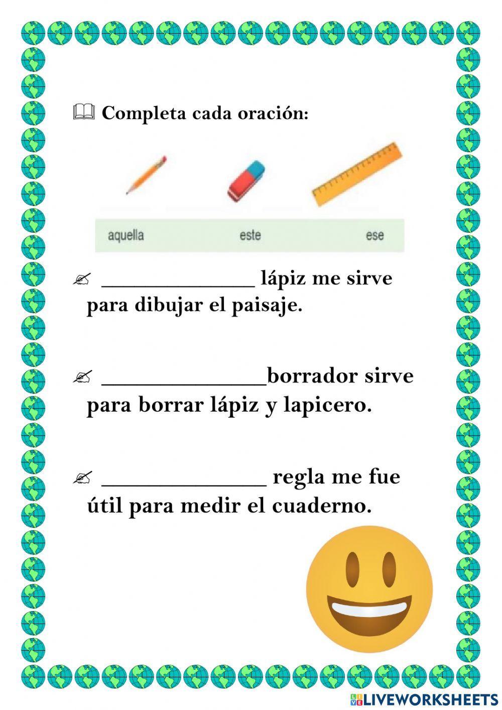 Pronombres Demostrativos
