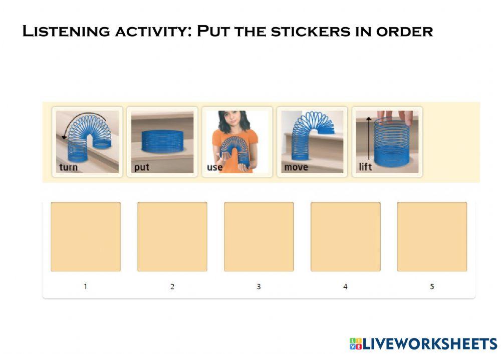 July 9th: Listening activity