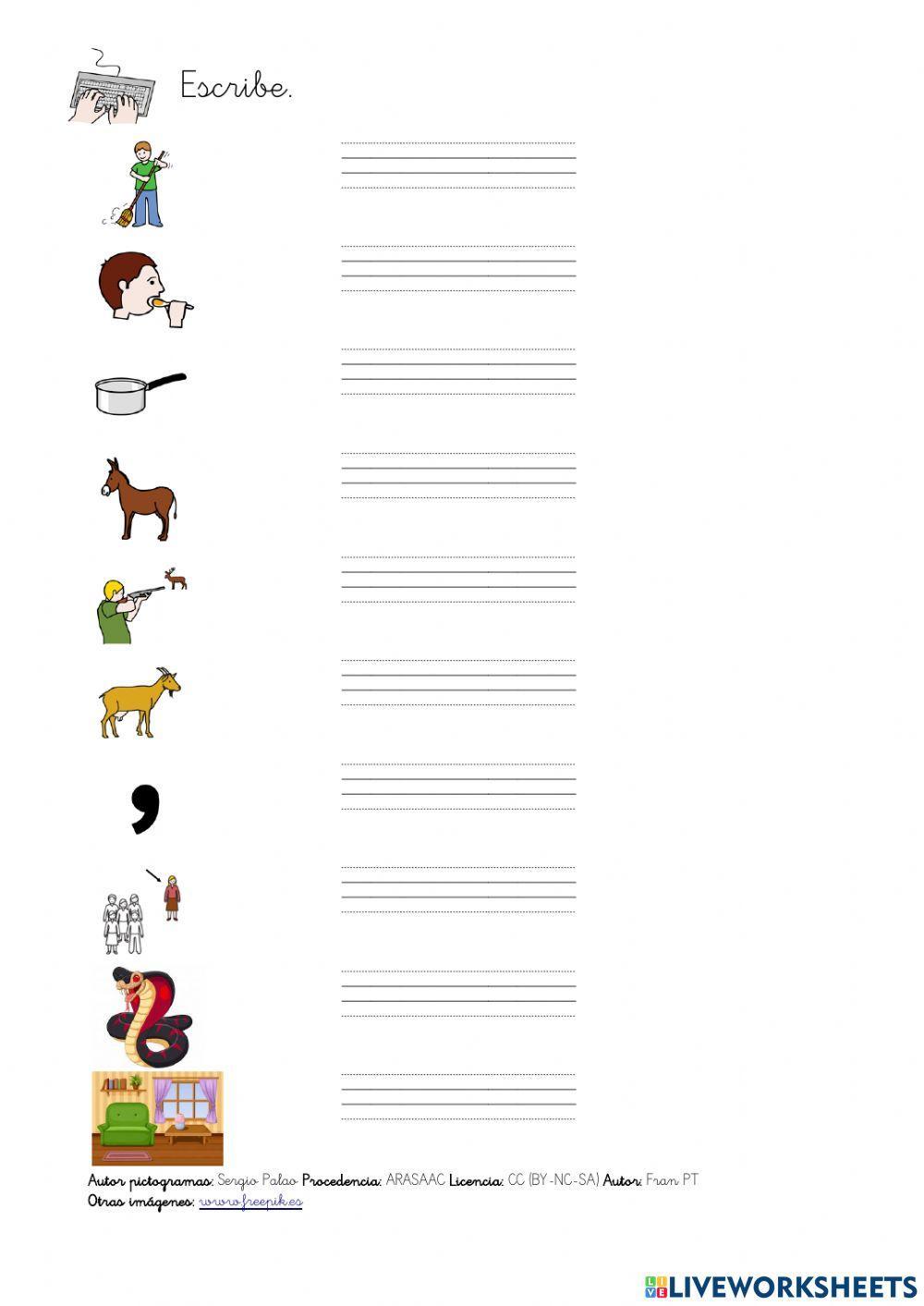 Diferenciar vocales en palabras parecidas 2.