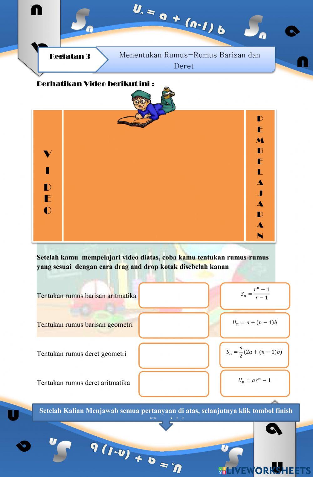 LKPD I Barisan Dan Deret kelas XI
