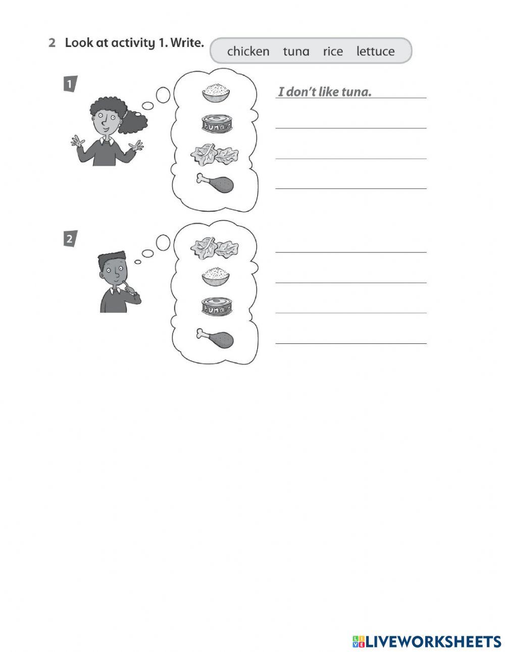 I like and I don't like