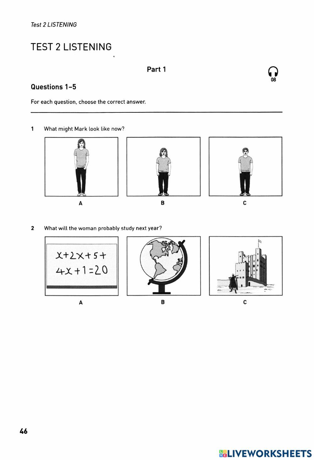 KET Collin 2020 - Listening - Test 02