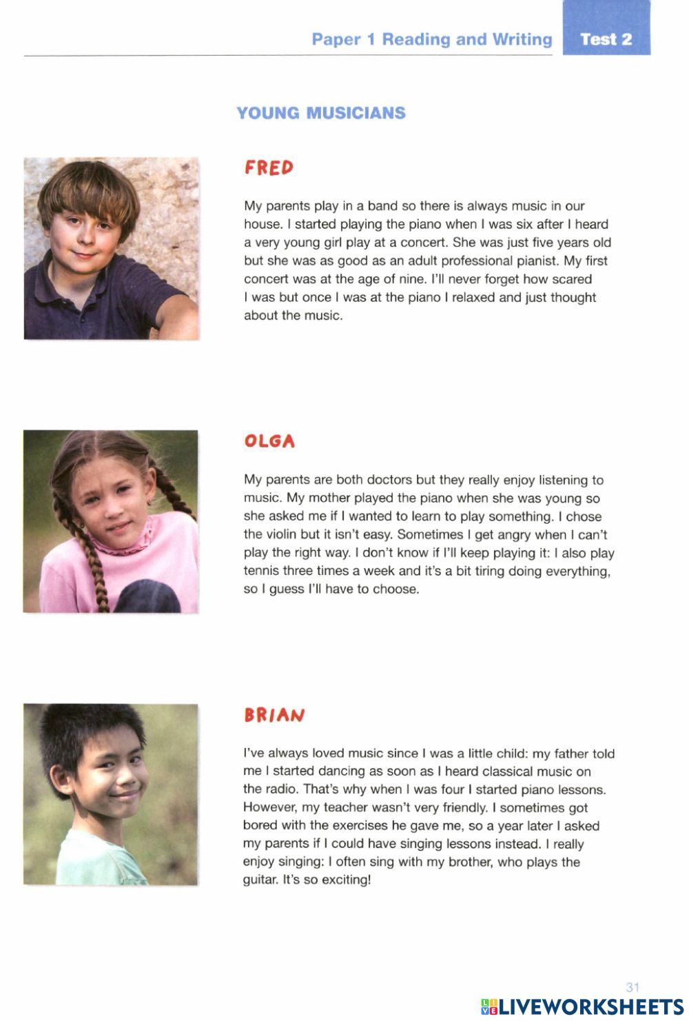 Ready for KET - Reading - Test 02