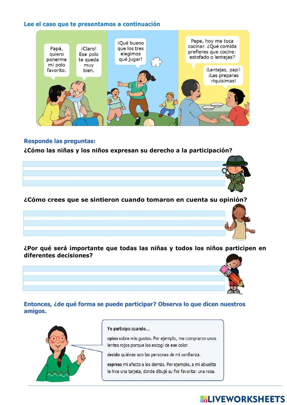 Opino, me expreso y participo