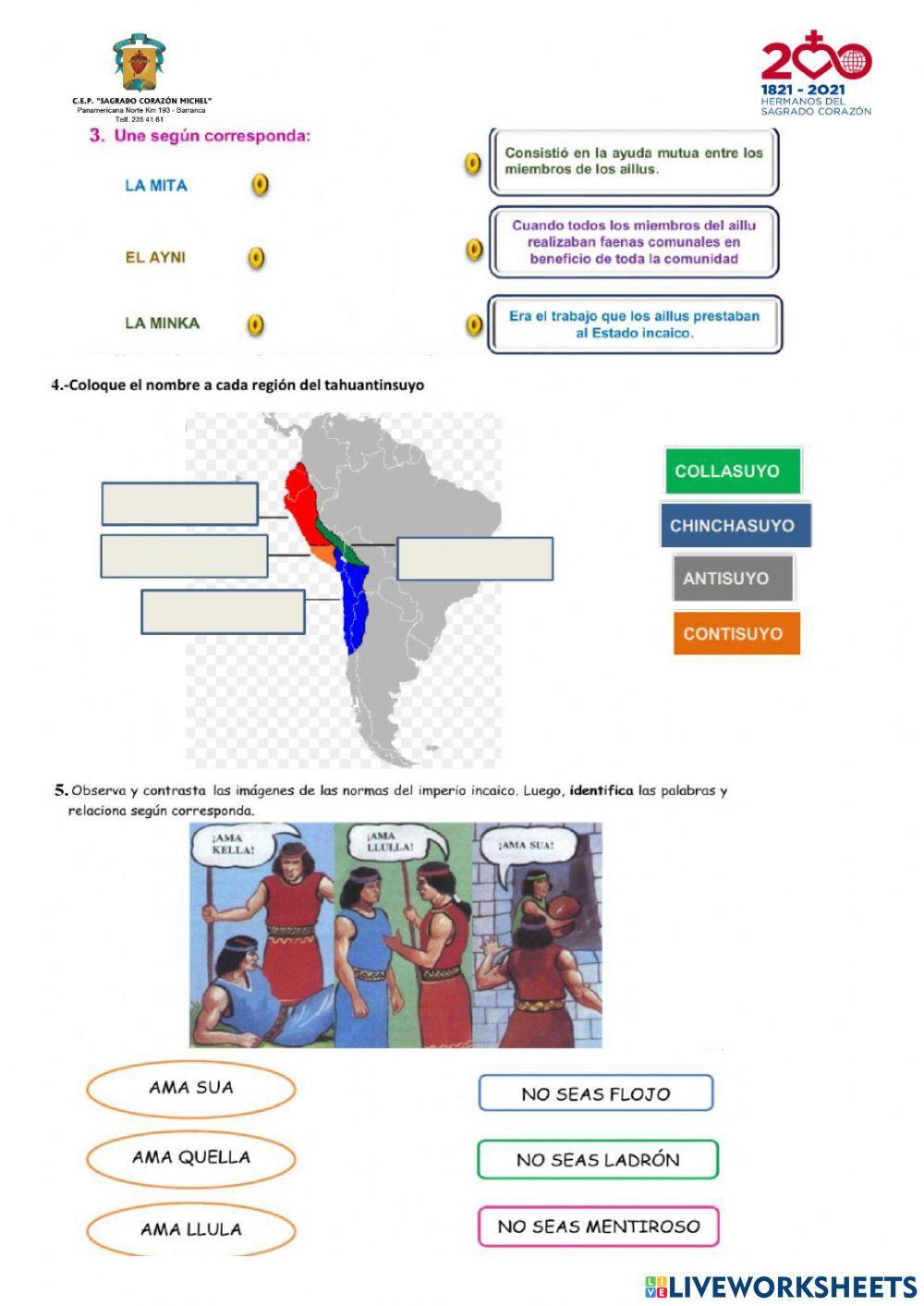 El inca y el tahuantinsuyo