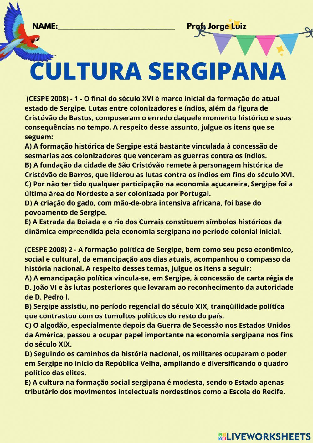 Cultura sergipana