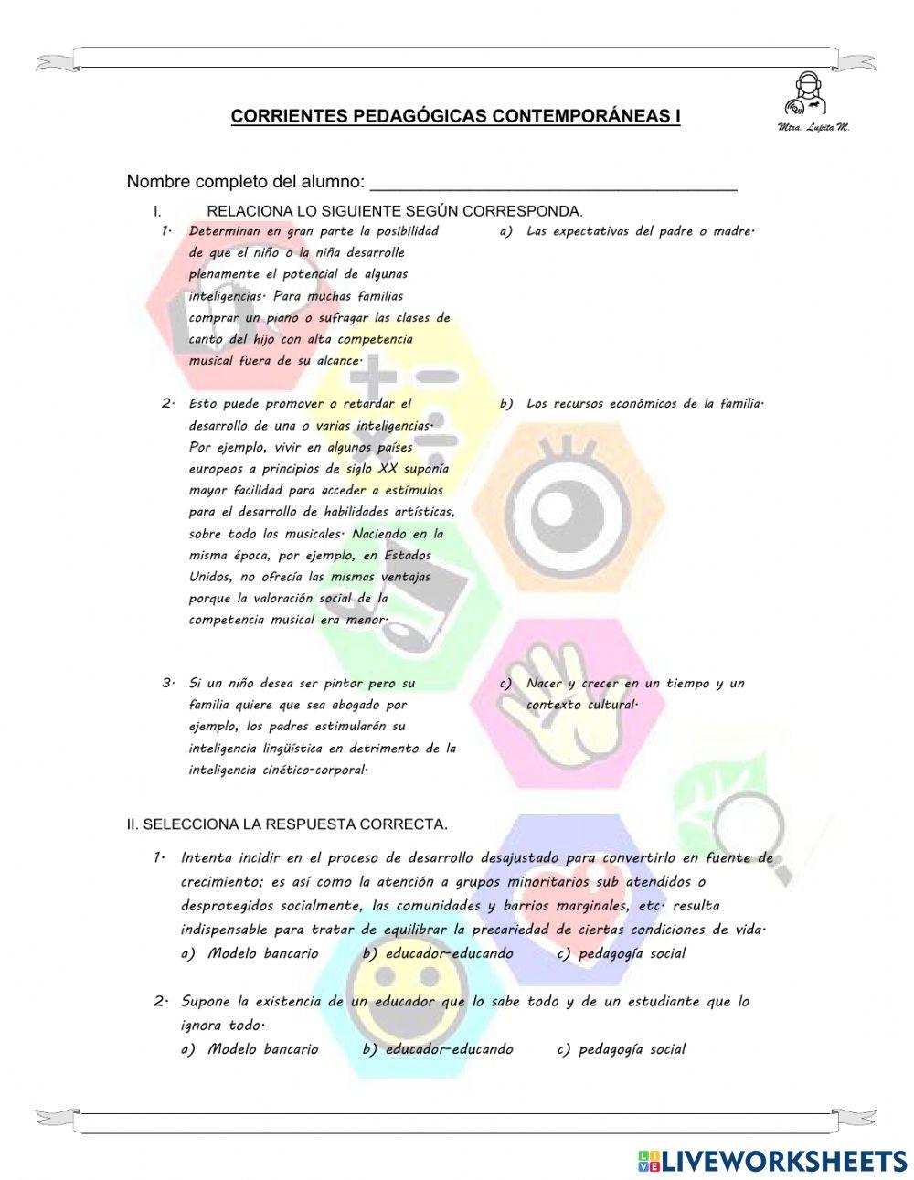 Corrientes sociopoliticas