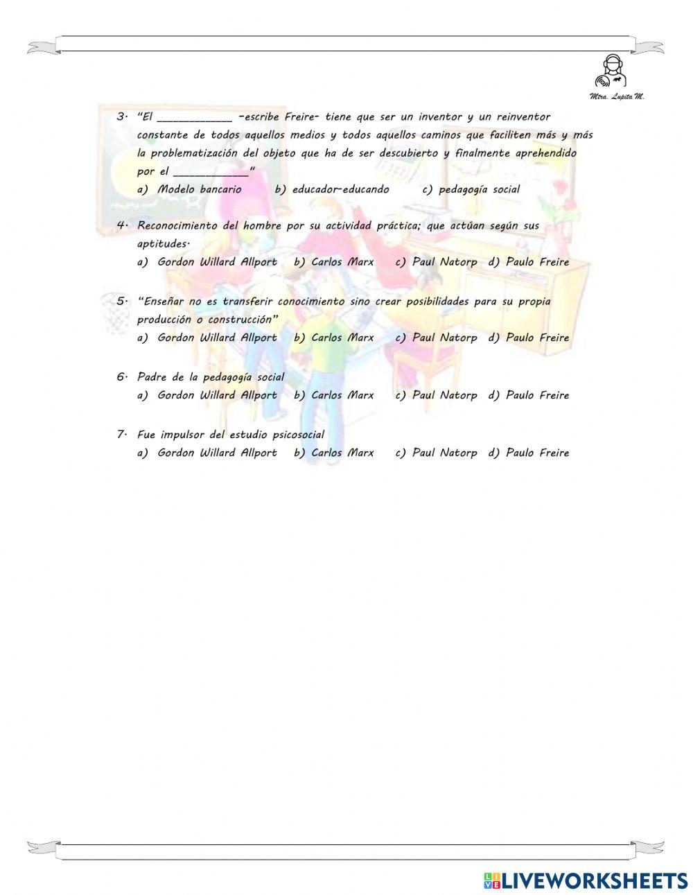 Corrientes sociopoliticas