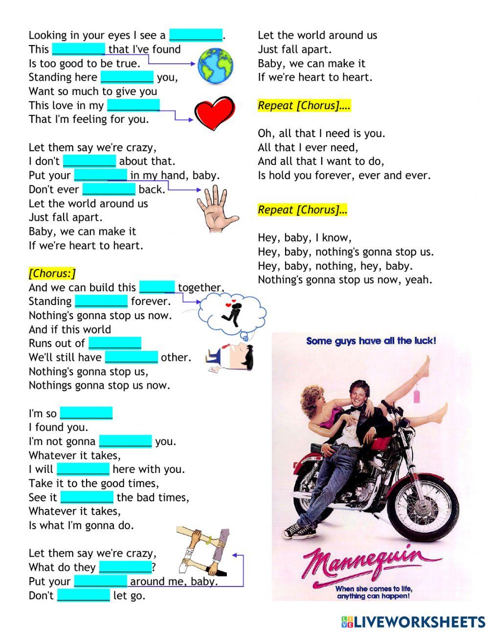 English through music