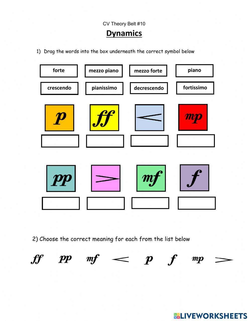 Dynamics in Music