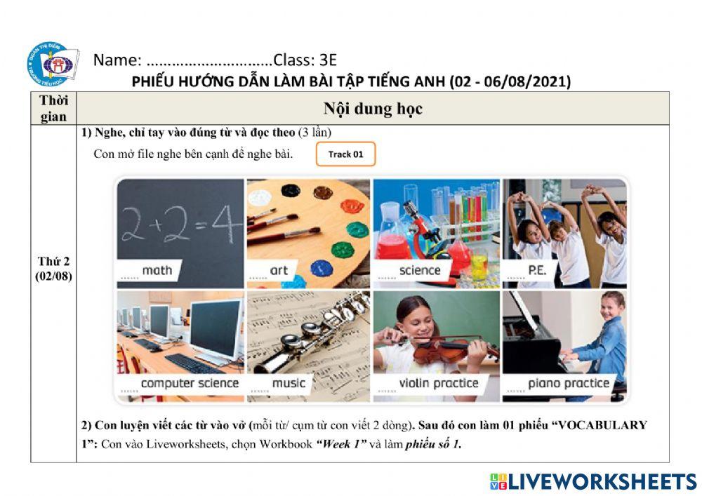 Phiếu hướng dẫn