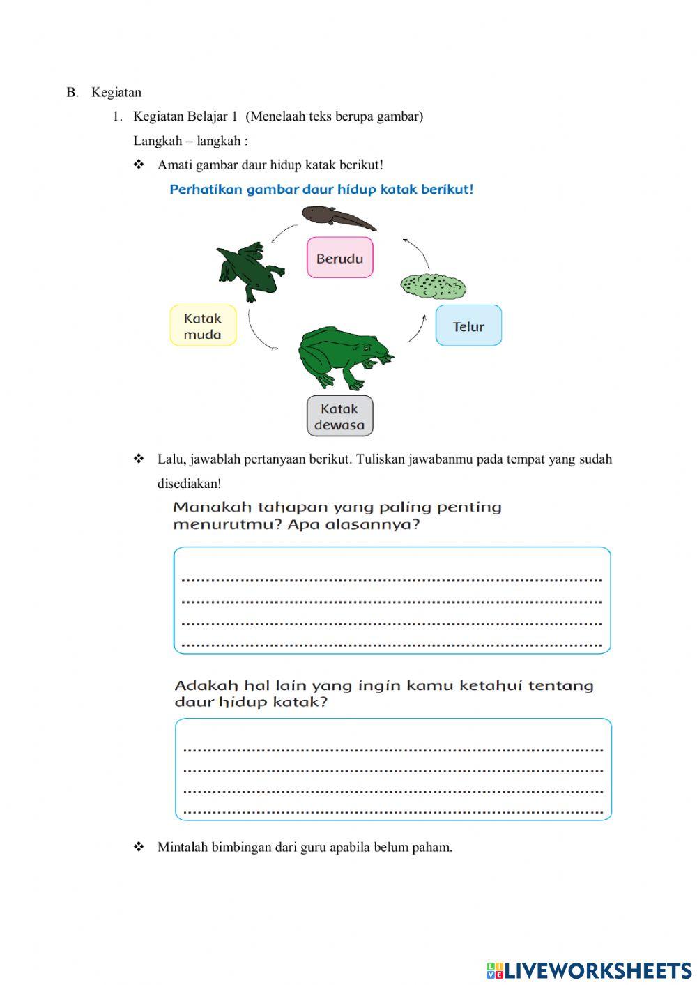 LKPD Tema 1 Subtema 3 Pembelajaran 5