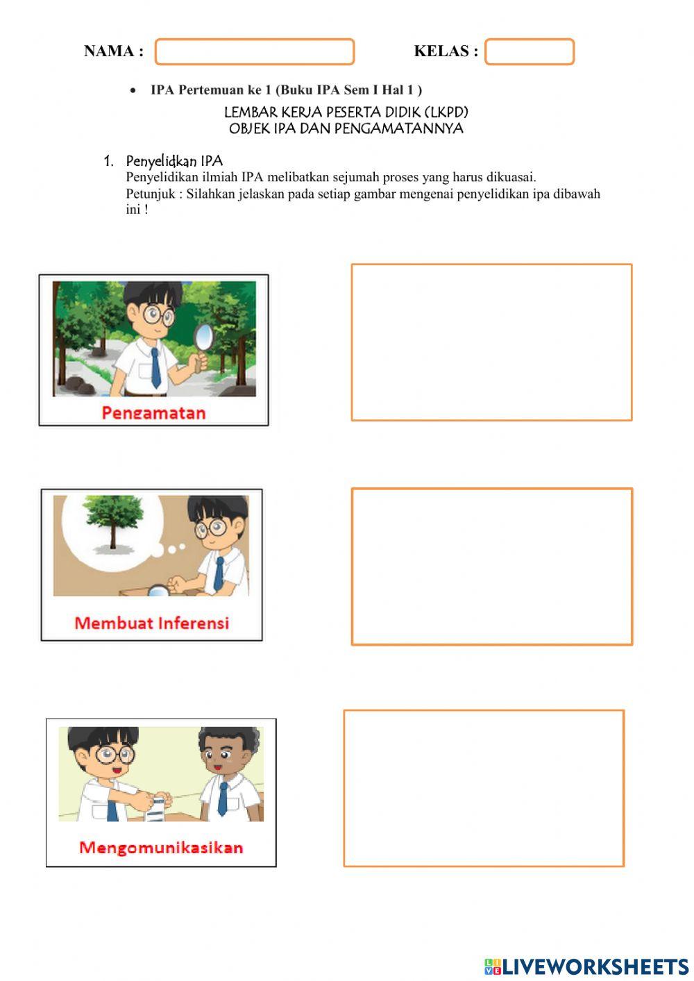 Objek ipa dan pengamatannya