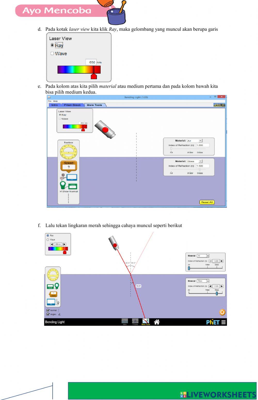 Lkpd pembiasan cahaya