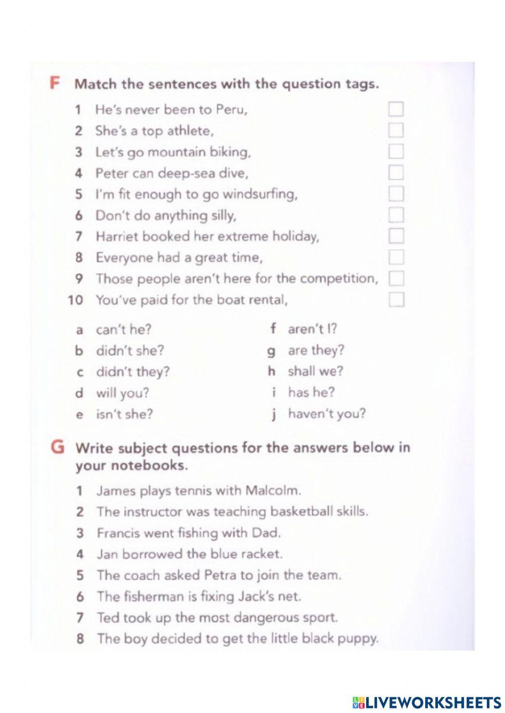 Unit 7 Extreme Situations (Grammar)