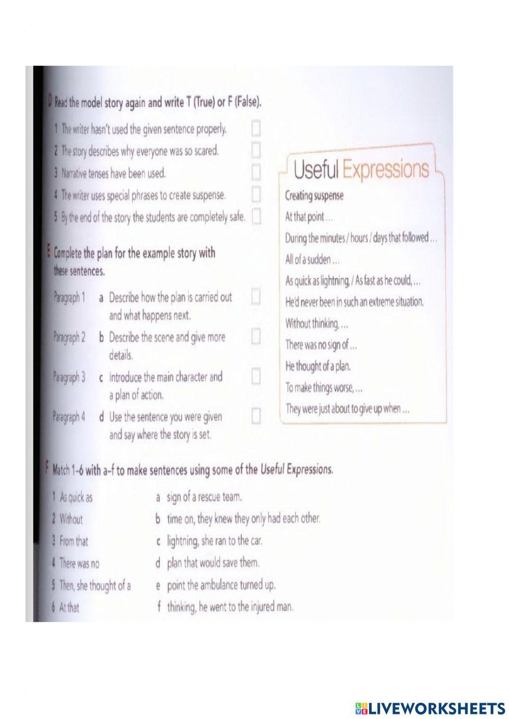 Unit 7 Extreme Situations (Writing)