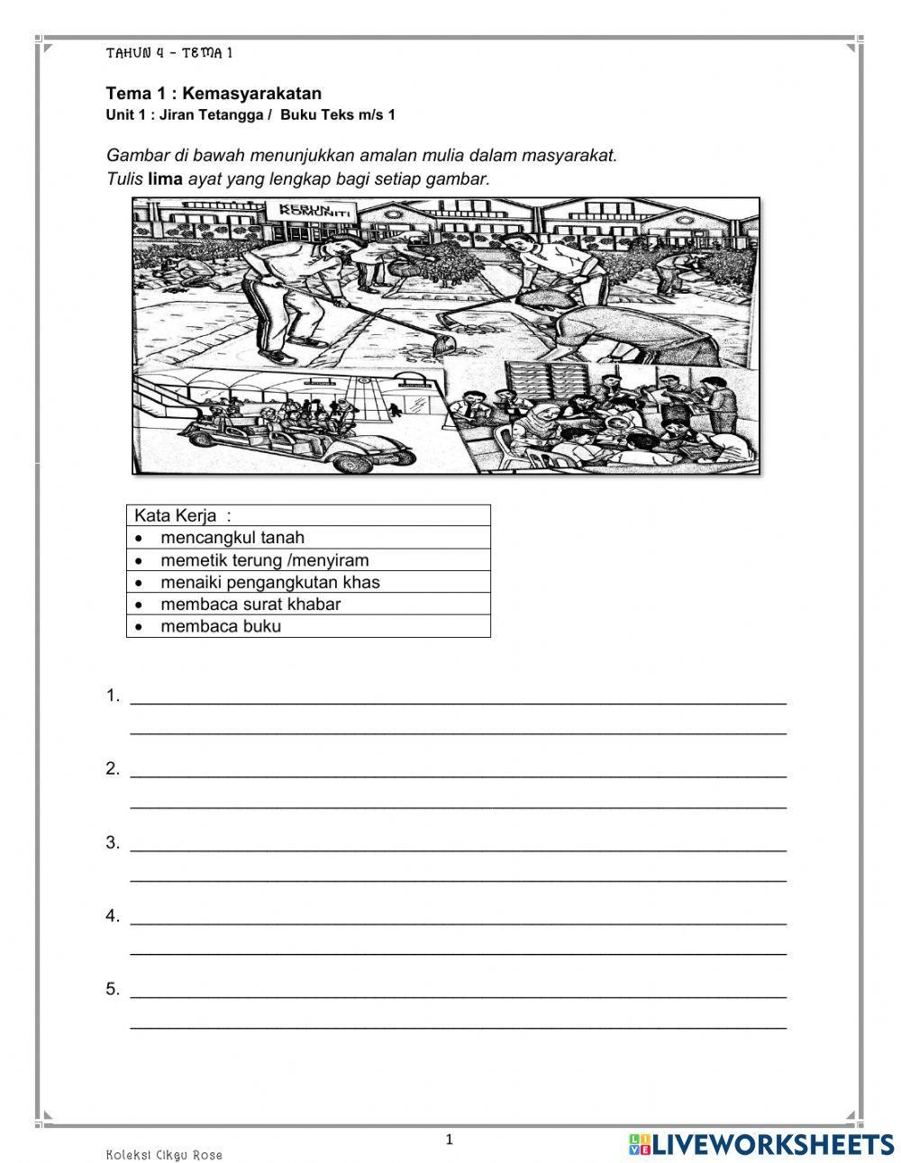 Modul 1 bahasa melayu tahun 4