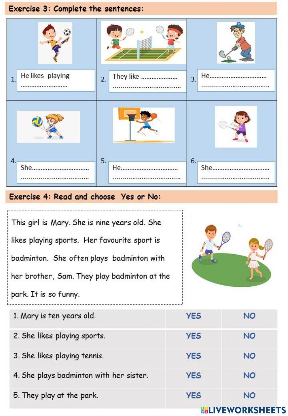 Sports Lesson 1.2