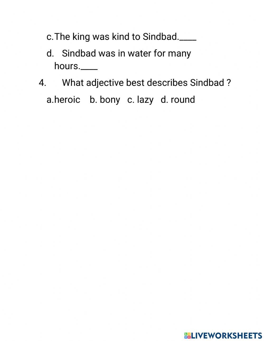 The Voyage of Sindbad