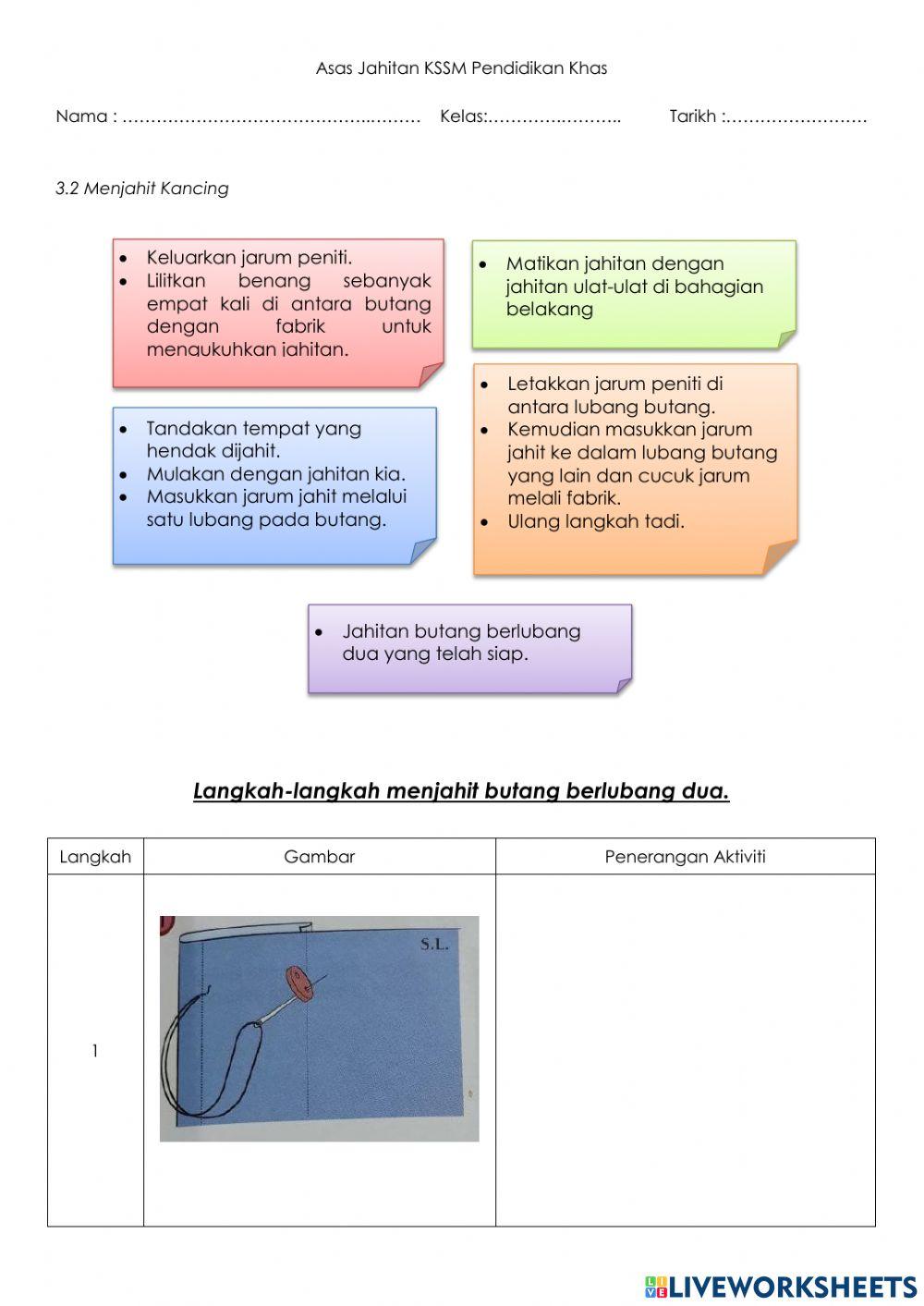 Butang berlubang dua