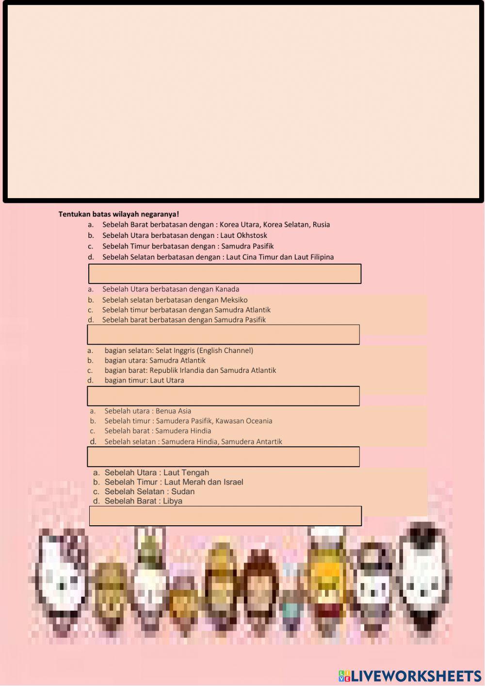 Kondisi Alam Negara-Negara di Benua