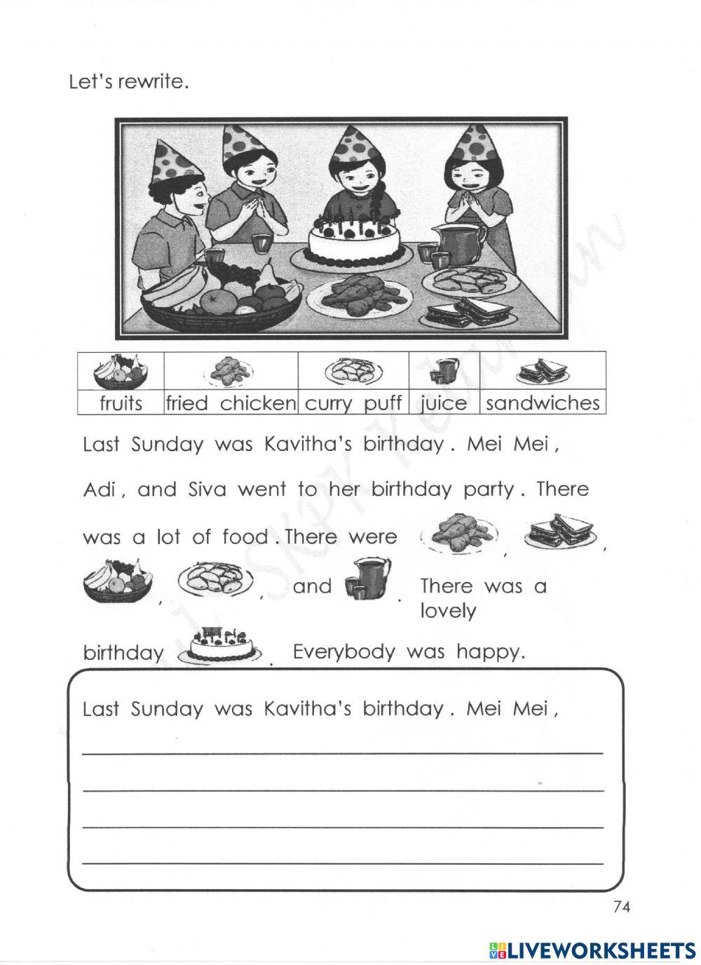 Food Pendidikan Khas (Learning disability)