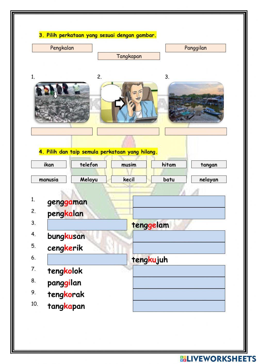 Kemahiran 27 Perkataan KVKK+KV+KVK