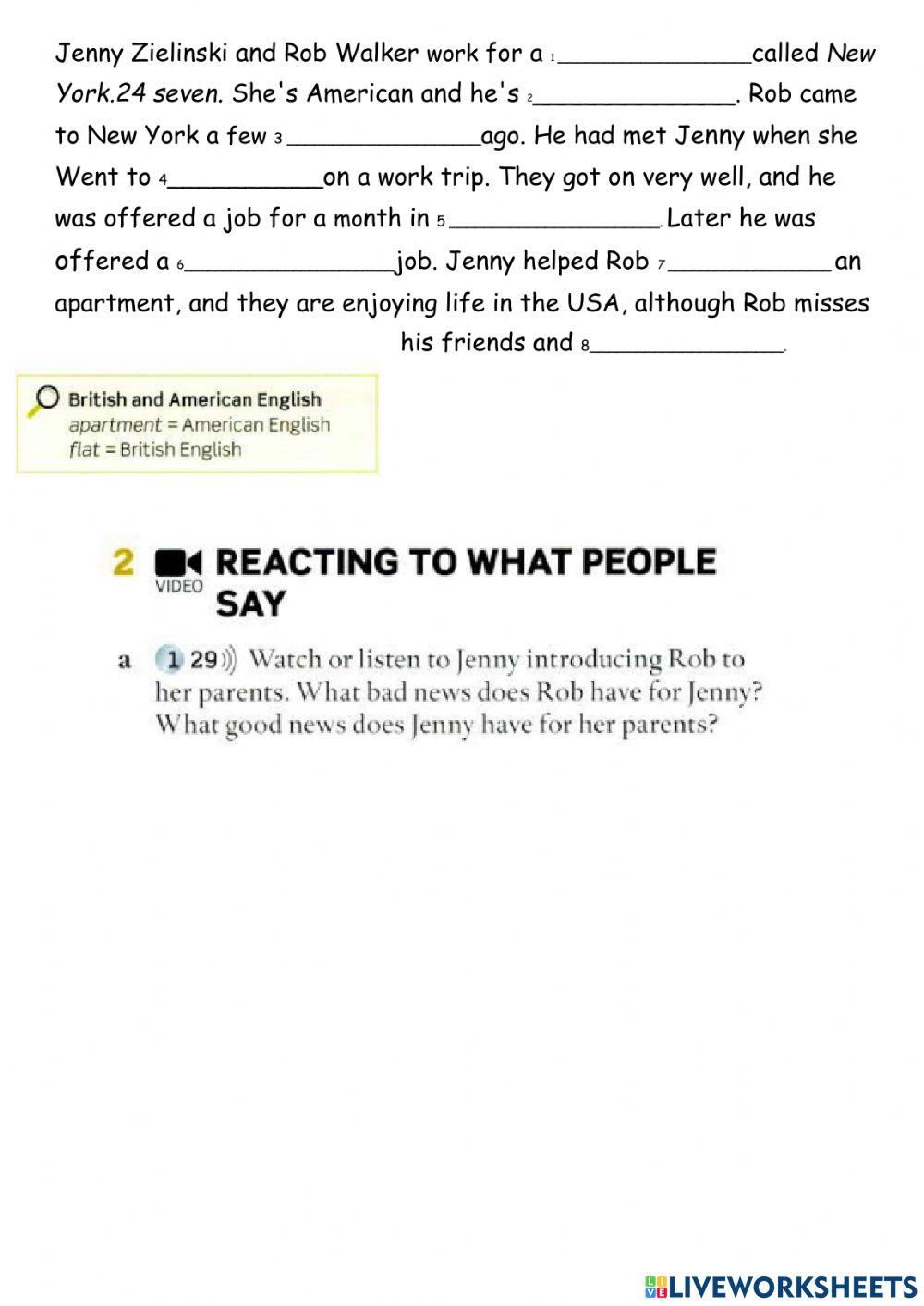 Reacting to great news