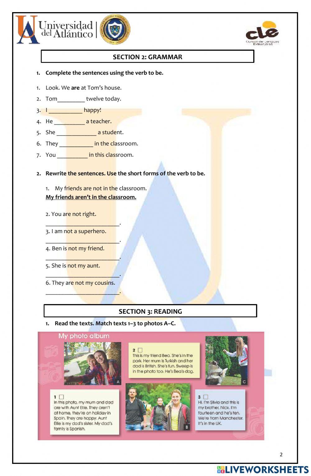 Unit -1 Juniors Level 1