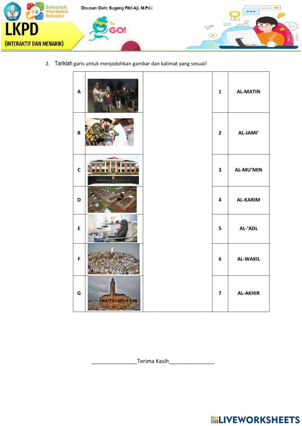 Aku Selalu Dekat Dengan Allah Swt. - Asma'ul Husna