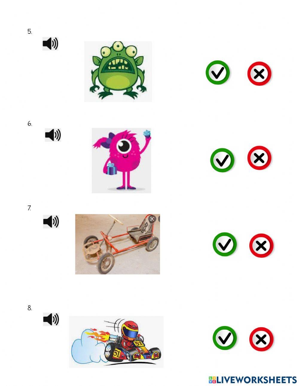 Year 1 lets play listen and choose