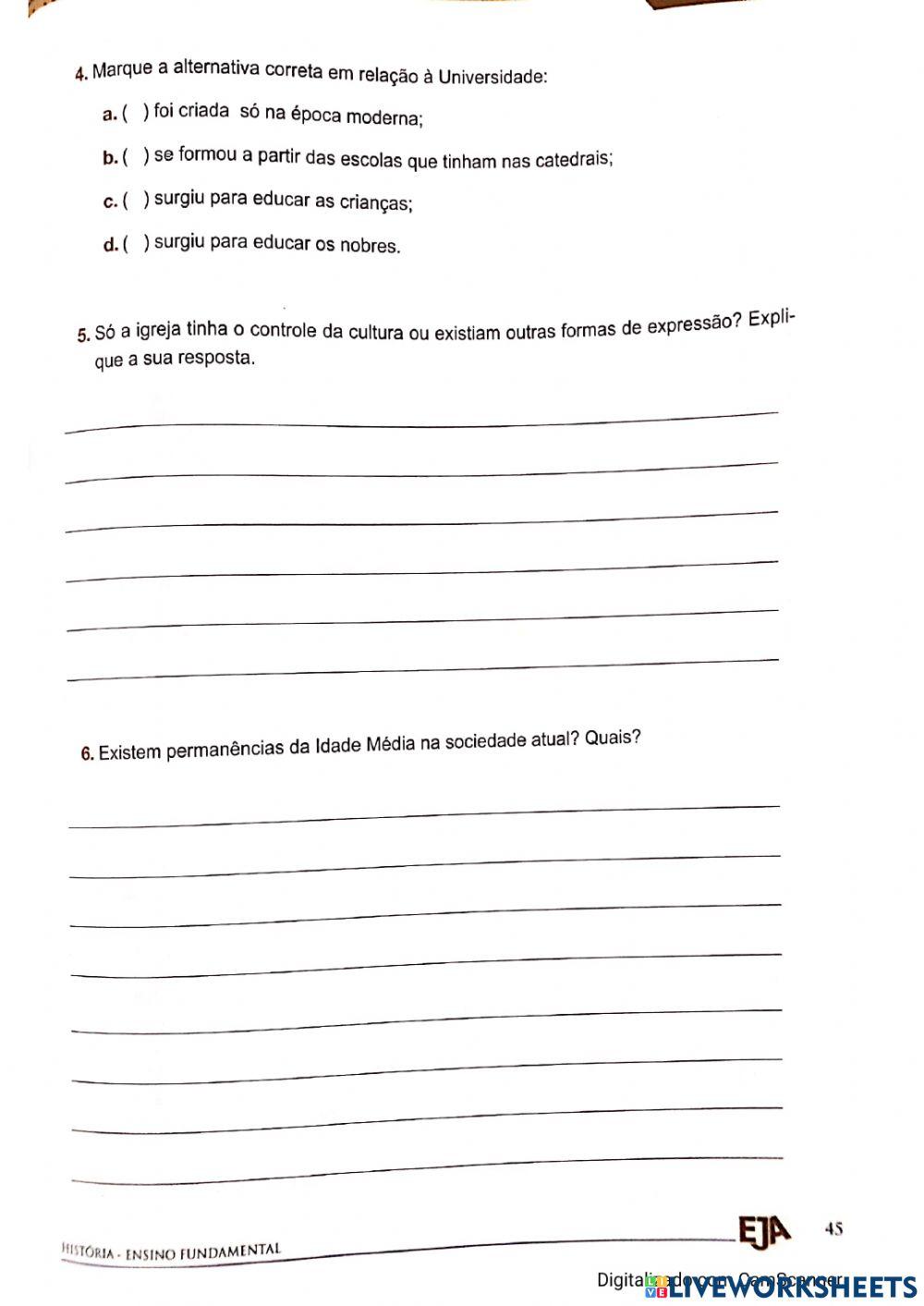 A igreja e a cultura medieval: AS ARTES NA IDADE MÉDIA: