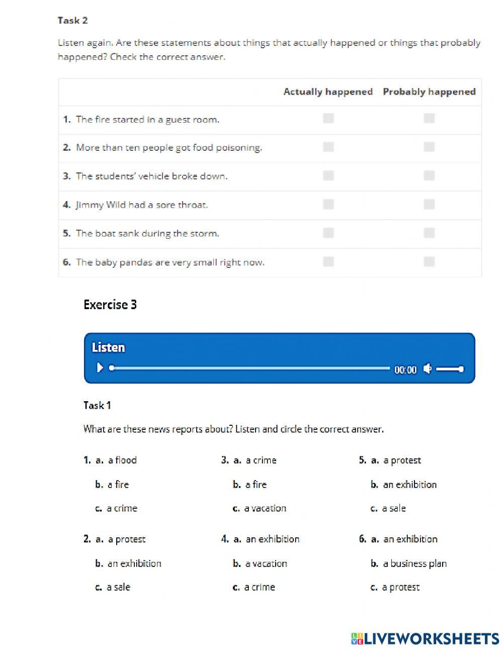 UNIT 5, NEWS AND MEDIA. EXTRA-PRACTICE. 