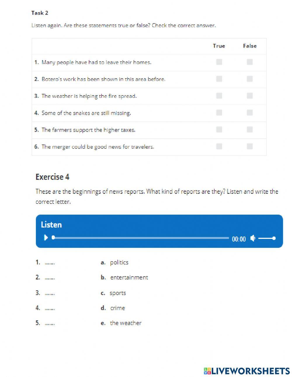 UNIT 5, NEWS AND MEDIA. EXTRA-PRACTICE. 