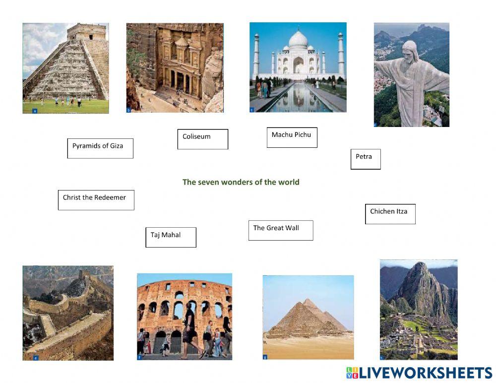 The seven wonders of the world