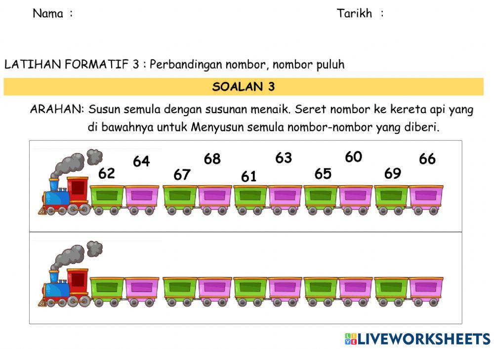 1.1.3 Membuat Perbandingan Nombor