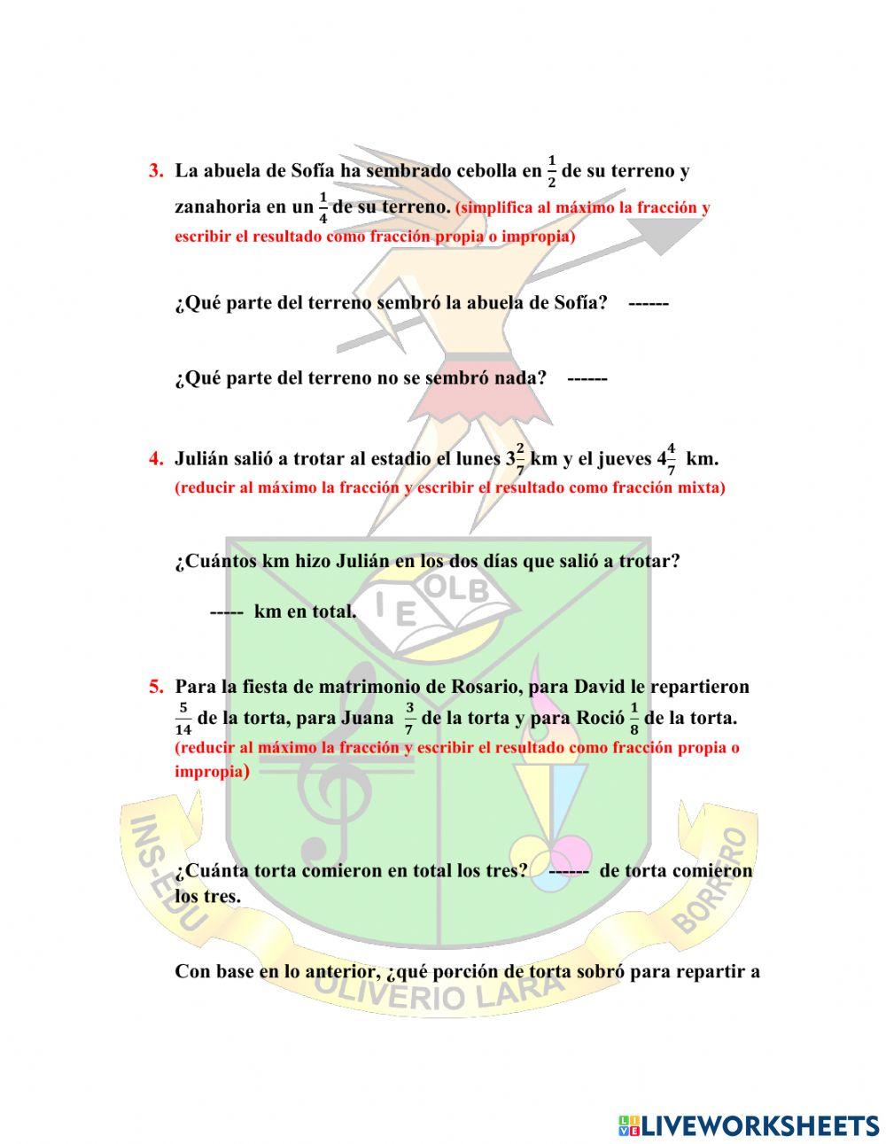 Conjunto de números racionales