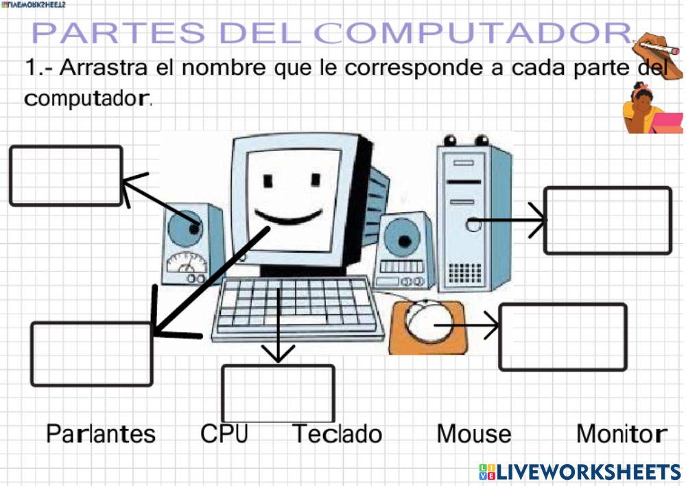 Las partes dela com'putadora