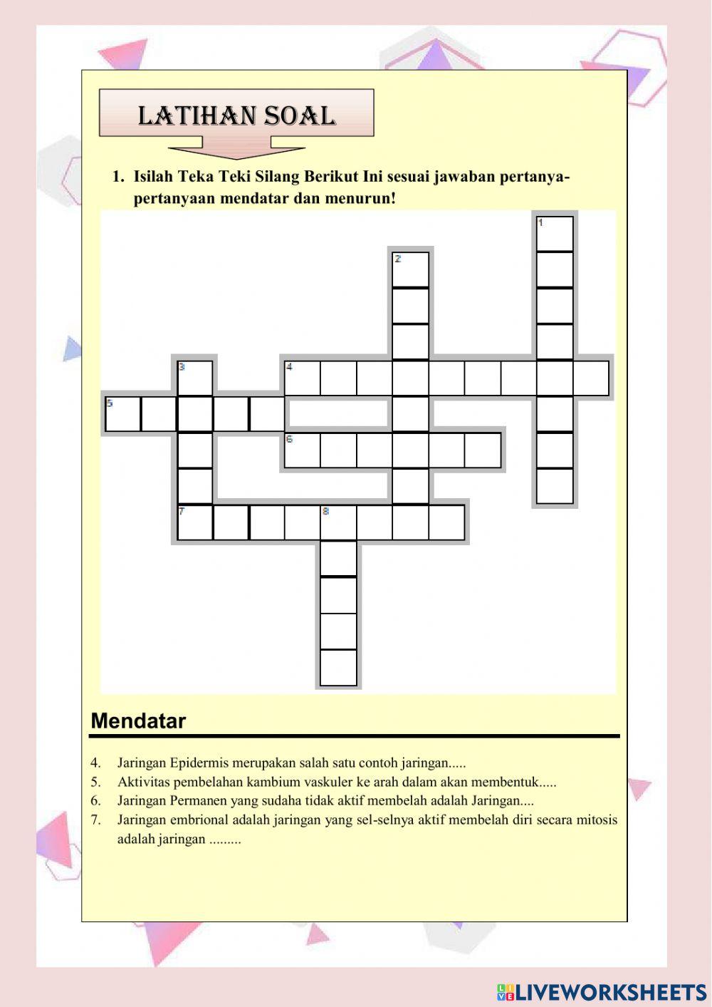 Struktur dan JAringan Akar dan Batang